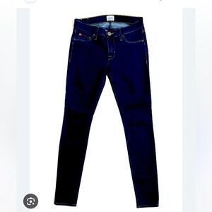 Hudson Jeans Krista Super Skinny Dark Wash Denim Low Rise